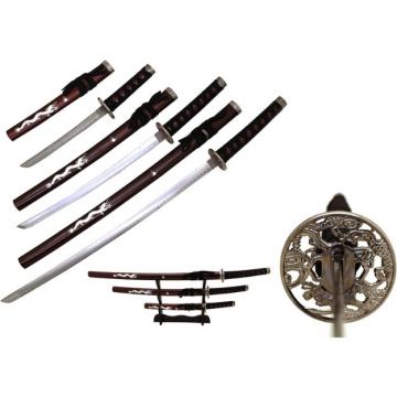 Snake Eye Warrior Samurai Sword Set